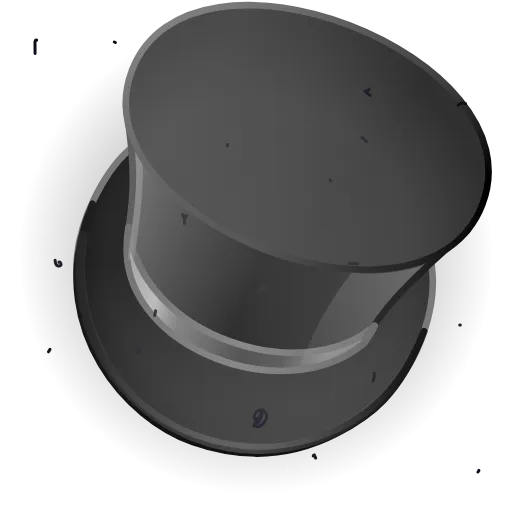Стикер 22 Top Hat