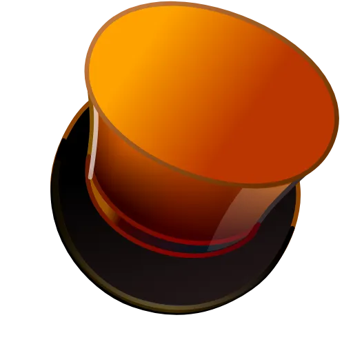 Стикер 50 Top Hat