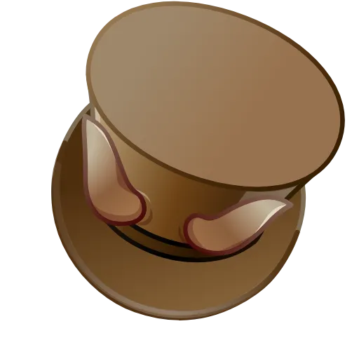 Стикер 5 Top Hat