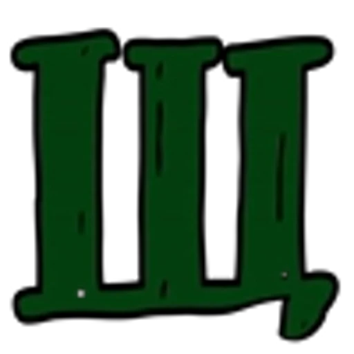 🤩 Эмодзи «green latinica» для Telegram