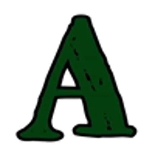 Стикерпак green latinica для Telegram