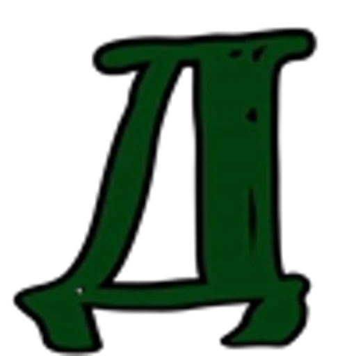 🤩 Эмодзи «green latinica» для Telegram