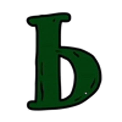 🤩 Эмодзи «green latinica» для Telegram