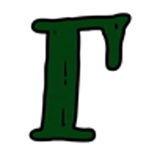 🤩 Эмодзи «green latinica» для Telegram