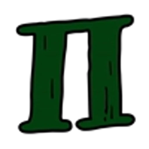 🤩 Эмодзи «green latinica» для Telegram
