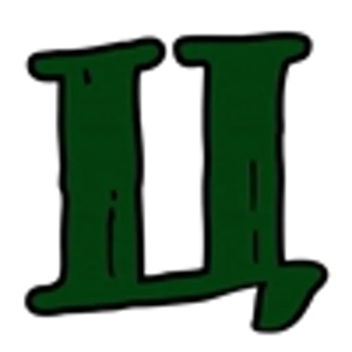 🤩 Эмодзи «green latinica» для Telegram