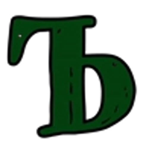 🤩 Эмодзи «green latinica» для Telegram