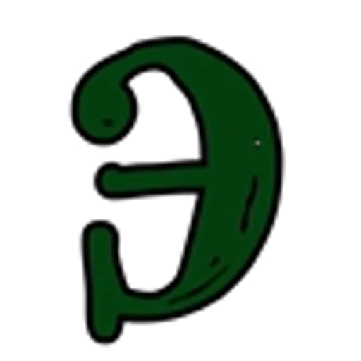 🤩 Эмодзи «green latinica» для Telegram