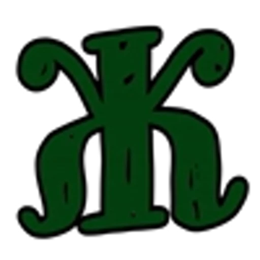 🤩 Эмодзи «green latinica» для Telegram