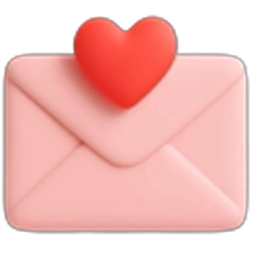 💗 Эмодзи «Розовые буквы, милые эмодзи» для Telegram