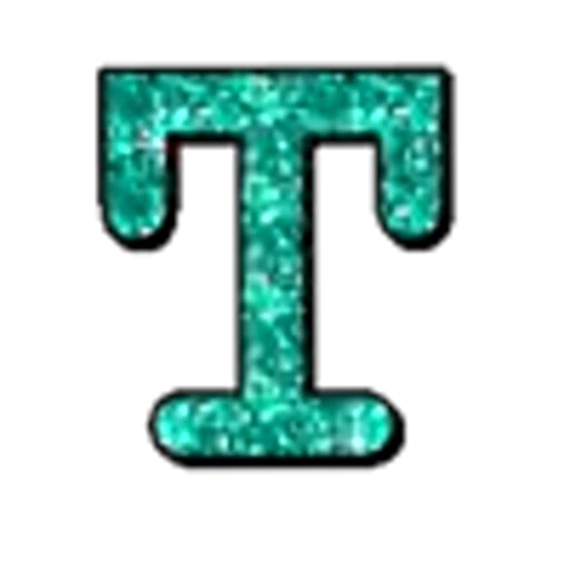 😊 Эмодзи «Изумрудные буквы с анимацией, русские и английские» для Telegram