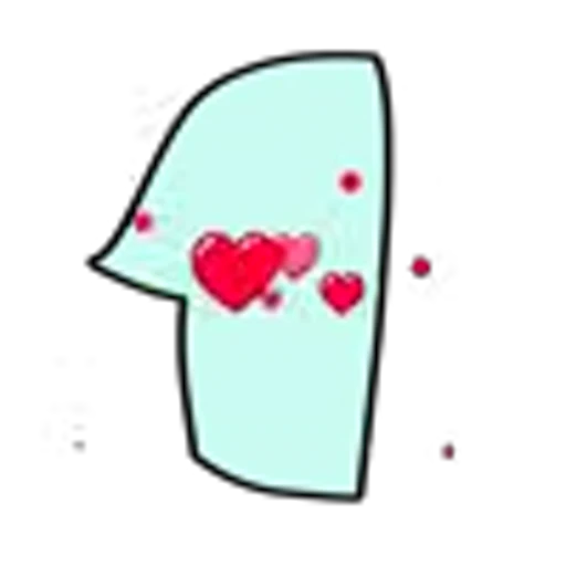 🤩 Эмодзи «Анимированные буквы с сердечками» для Telegram
