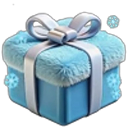 🤩 Эмодзи «Голубые буквы с анимацией» для Telegram