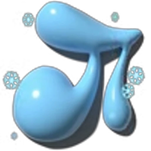 🤩 Эмодзи «Голубые буквы с анимацией» для Telegram