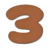 🤩 Эмодзи «Коричневые буквы и новогодние иконки» для Telegram