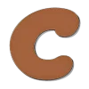 🤩 Эмодзи «Коричневые буквы и новогодние иконки» для Telegram
