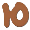 🤩 Эмодзи «Коричневые буквы и новогодние иконки» для Telegram