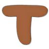 🤩 Эмодзи «Коричневые буквы и новогодние иконки» для Telegram