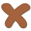 🤩 Эмодзи «Коричневые буквы и новогодние иконки» для Telegram