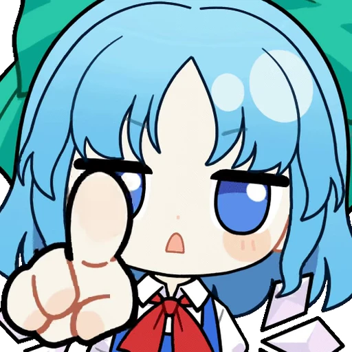 🫵 Стикер «琪露诺» для Telegram