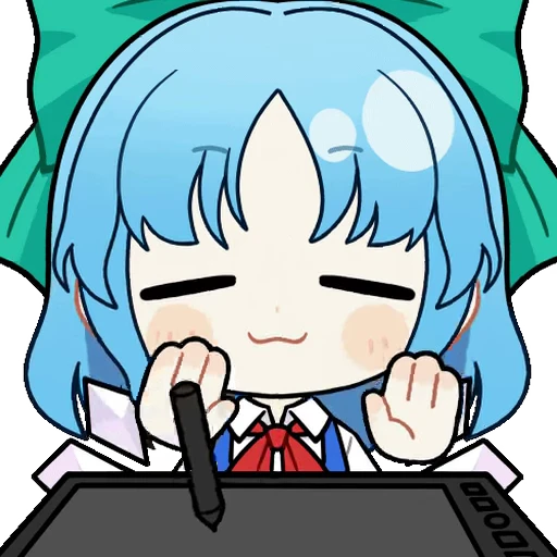 😇 Стикер «琪露诺» для Telegram