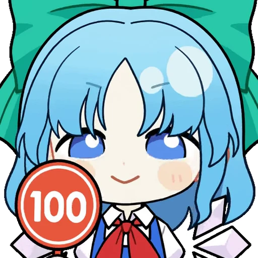 💯 Стикер «琪露诺» для Telegram