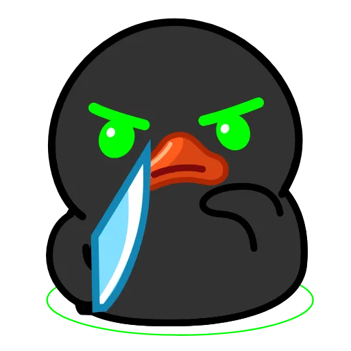 Стикер 14 Toxic Duck