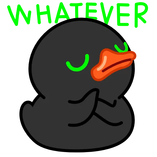 Стикер 10 Toxic Duck