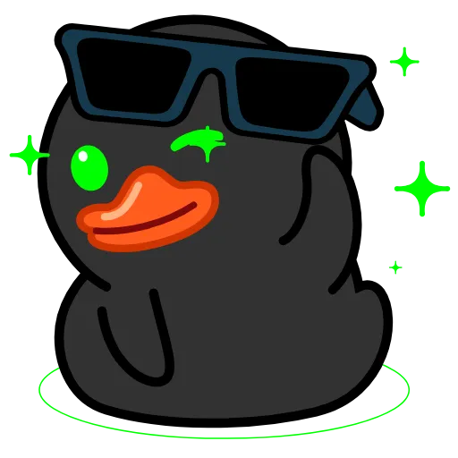 Стикер 9 Toxic Duck