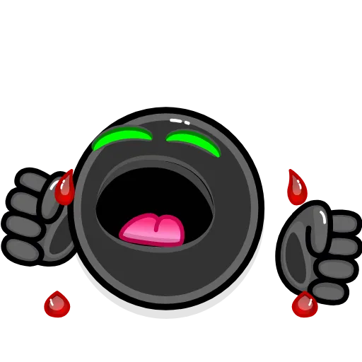 Стикер 7 Toxic Koloboks