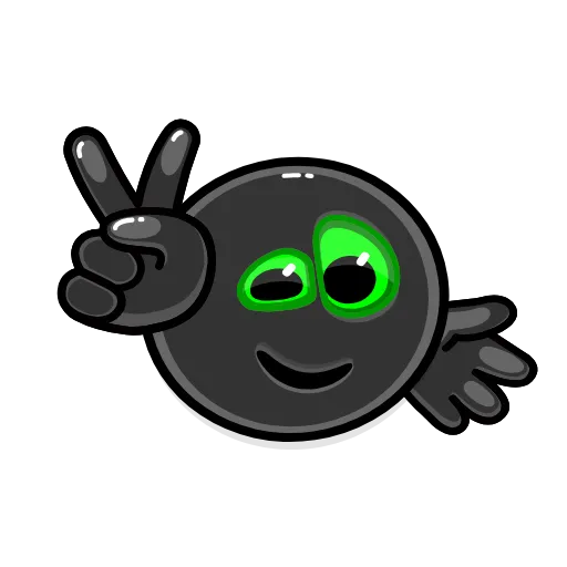 Стикер 10 Toxic Koloboks