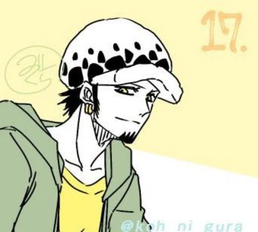 🔪 Стикер «Trafalgar Law» для Telegram
