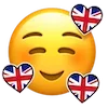 Стикер 41 Travel in the UK - эмодзи Великобритания