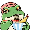 Стикер 58 👏 Tree Frog - лягушки