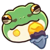 Стикер 34 👏 Tree Frog - лягушки