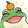 Стикер 35 👏 Tree Frog - лягушки