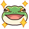 Стикер 15 👏 Tree Frog - лягушки