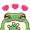 Стикер 5 👏 Tree Frog - лягушки