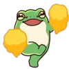 Стикер 27 👏 Tree Frog - лягушки