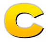 💫 Эмодзи «Жёлтые буквы, русские и английские» для Telegram