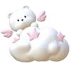 ☁ Эмодзи «Милые 3D» для Telegram