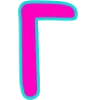 🚩 Эмодзи «Яркие розовые буквы с обводкой, таблички с текстом» для Telegram