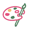 🎨 Эмодзи «Пак Весна - буквы иконки, цветы» для Telegram