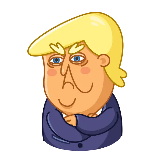 Стикер 5 Trump