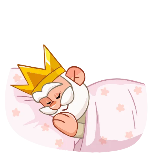 😴 Эмодзи «Царь» для Telegram