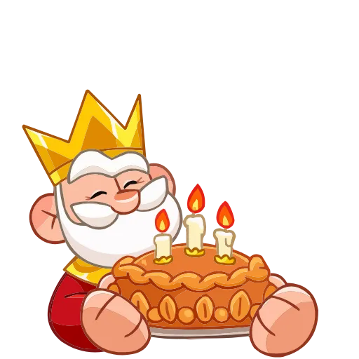 🎂 Эмодзи «Царь» для Telegram
