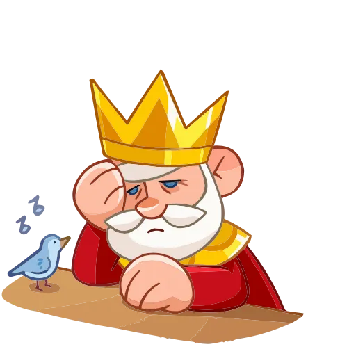 😔 Эмодзи «Царь» для Telegram