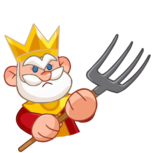 🍴 Эмодзи «Царь» для Telegram
