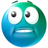😬 Эмодзи «Бирюзовые эмодзи» для Telegram