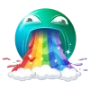 🌈 Эмодзи «Бирюзовые эмодзи» для Telegram